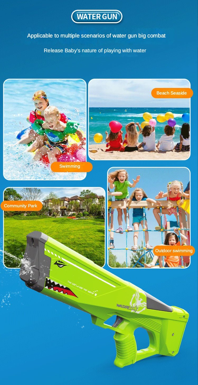 Zambeel Electric Water Gun High-Speed Long-Range Blaster